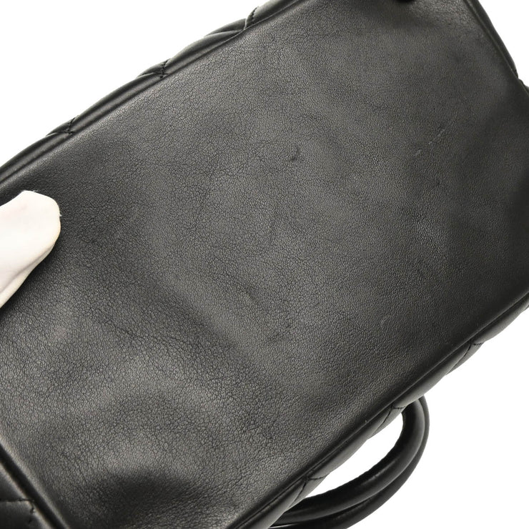 Chanel 2008-2009 Black Calfskin Cambon Ligne Tote Handbag