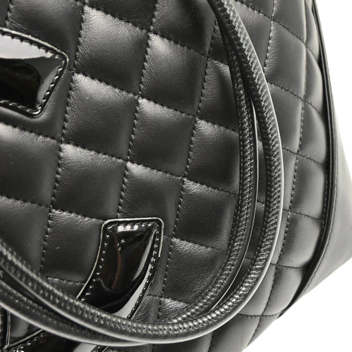 Chanel 2008-2009 Black Calfskin Cambon Ligne Tote Handbag