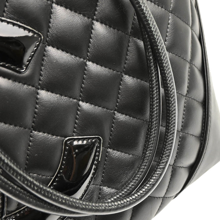 Chanel 2008-2009 Black Calfskin Cambon Ligne Tote Handbag