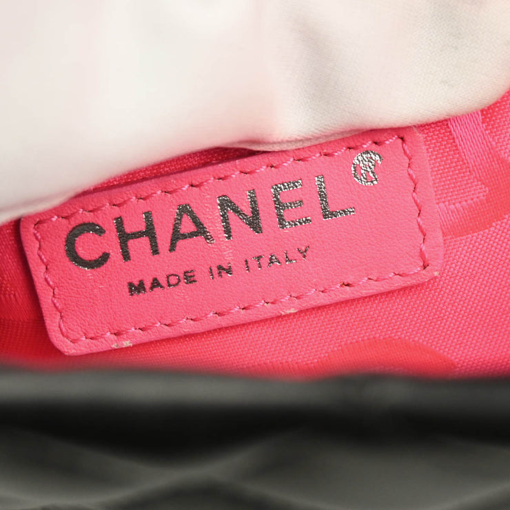 Chanel 2008-2009 Black Calfskin Cambon Ligne Tote Handbag