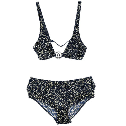 Chanel 2006 Swimsuit Bikini Navy #34
