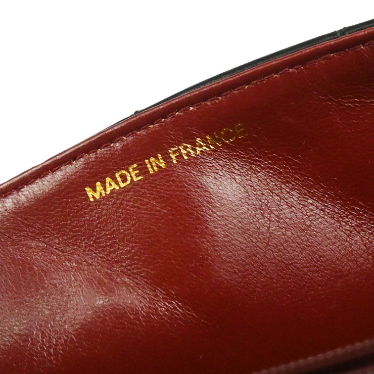 Chanel 1991-1994 Black Lambskin Small Diana Shoulder Bag