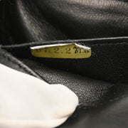 Chanel 2006-2008 Black Perforated Lambskin East West Shoulder Bag