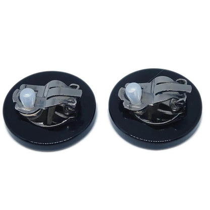 Chanel Button Earrings Clip-On Pink 03P