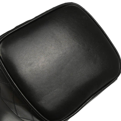 Chanel 1996-1997 Black Lambskin Vanity Handbag