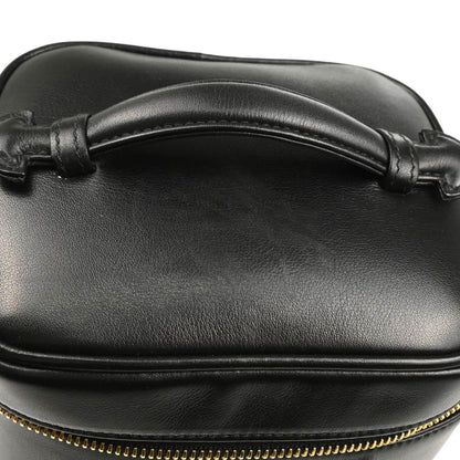 Chanel 1996-1997 Black Lambskin Vanity Handbag