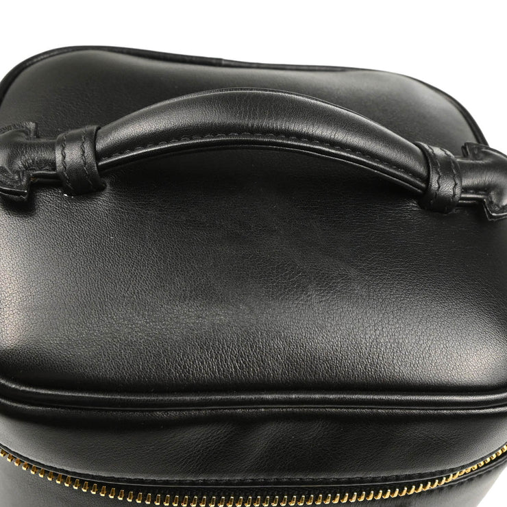 Chanel 1996-1997 Black Lambskin Vanity Handbag