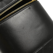 Chanel 1996-1997 Black Lambskin Vanity Handbag