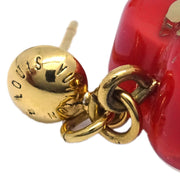 Louis Vuitton Inclusion Heart Dangle Piercing Earrings M66082