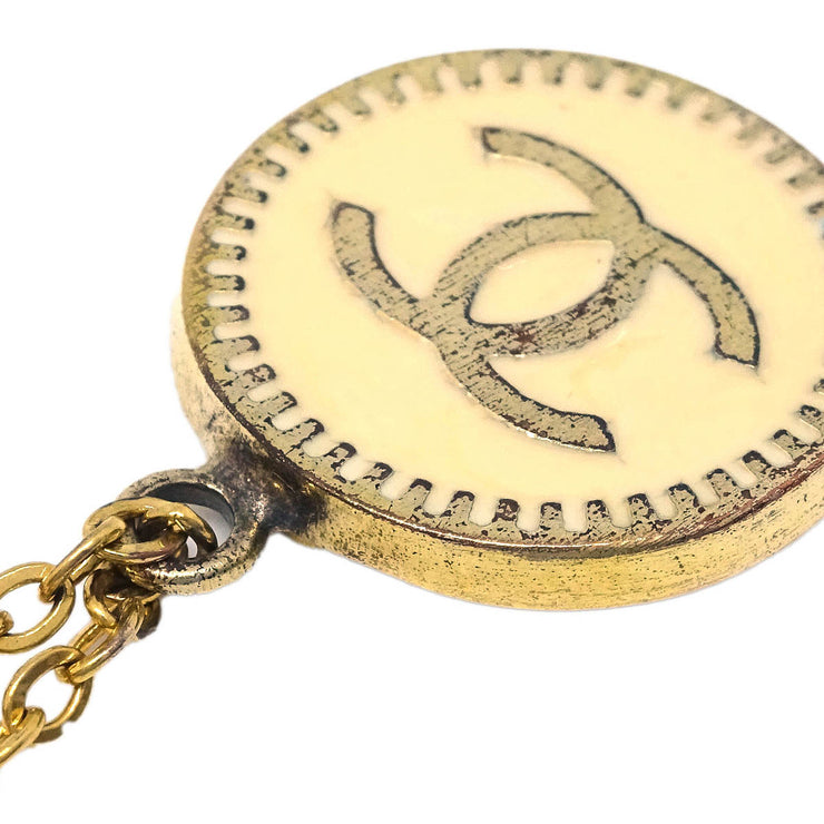 Chanel Dangle Piercing Earrings Gold 01P