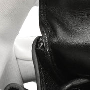Hermes 1998 Black Box Calf Kelly 40 Retourne Handbag
