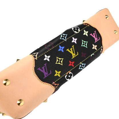 Louis Vuitton 2010 Black Multicolor Judy MM 2way Shoulder Handbag M40256