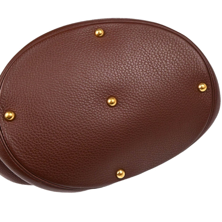 Hermes Sienne Taurillon Clemence Inter City Vanity Handbag