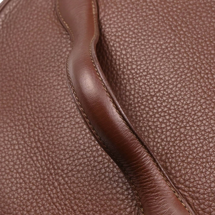 Hermes Sienne Taurillon Clemence Inter City Vanity Handbag
