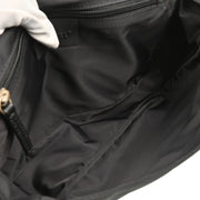 Chanel 2005-2006 Black Felt Nylon Sport Line 2way Shoulder Handbag