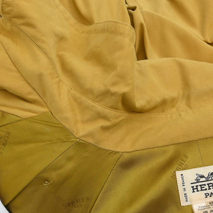 Hermes Double Breasted Coat Dark Yellow #48
