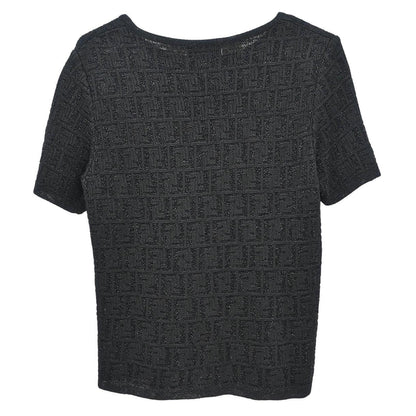 Fendi Short Sleeve Top Black