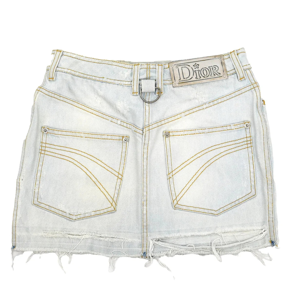Christian Dior 2004 Skirt Denim Light Blue #34