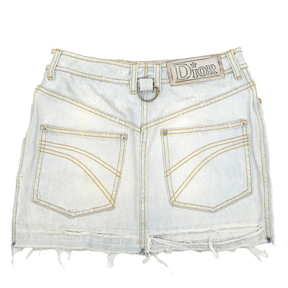 Christian Dior 2004 Skirt Denim Light Blue #34