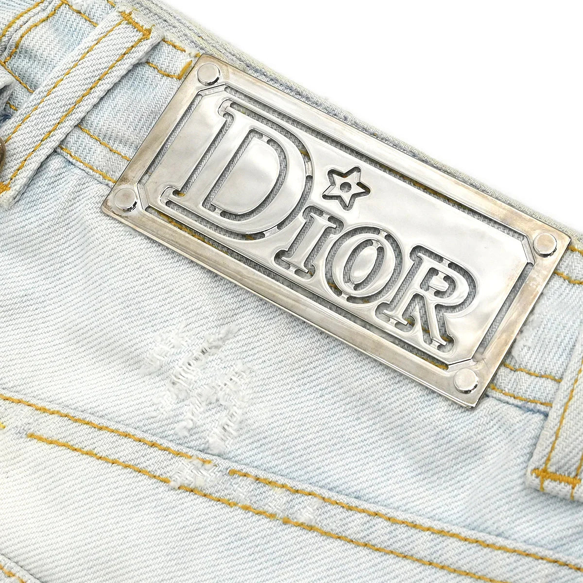 Christian Dior 2004 Skirt Denim Light Blue #34