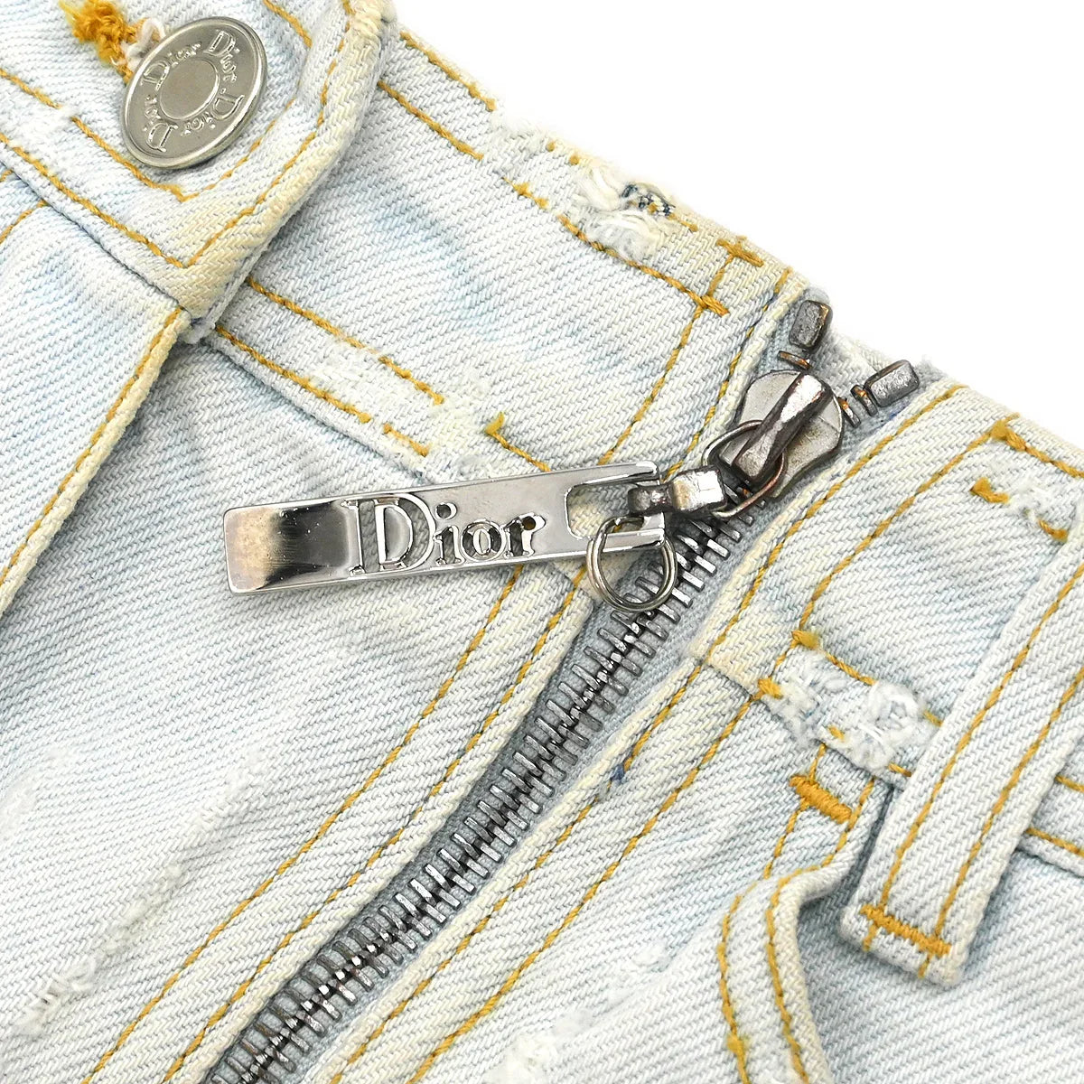 Christian Dior 2004 Skirt Denim Light Blue #34