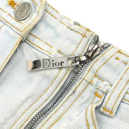 Christian Dior 2004 Skirt Denim Light Blue #34