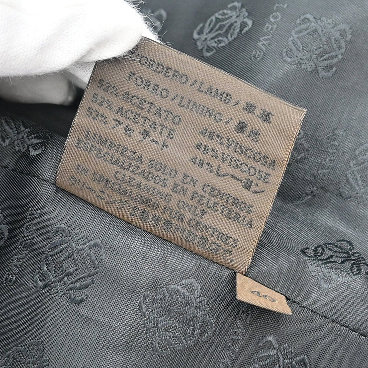 Loewe Lambskin Coat Black #40
