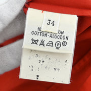 Hermes Shirt Blouse Vermilion Red #34