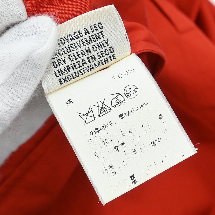 Hermes Shirt Blouse Vermilion Red #34