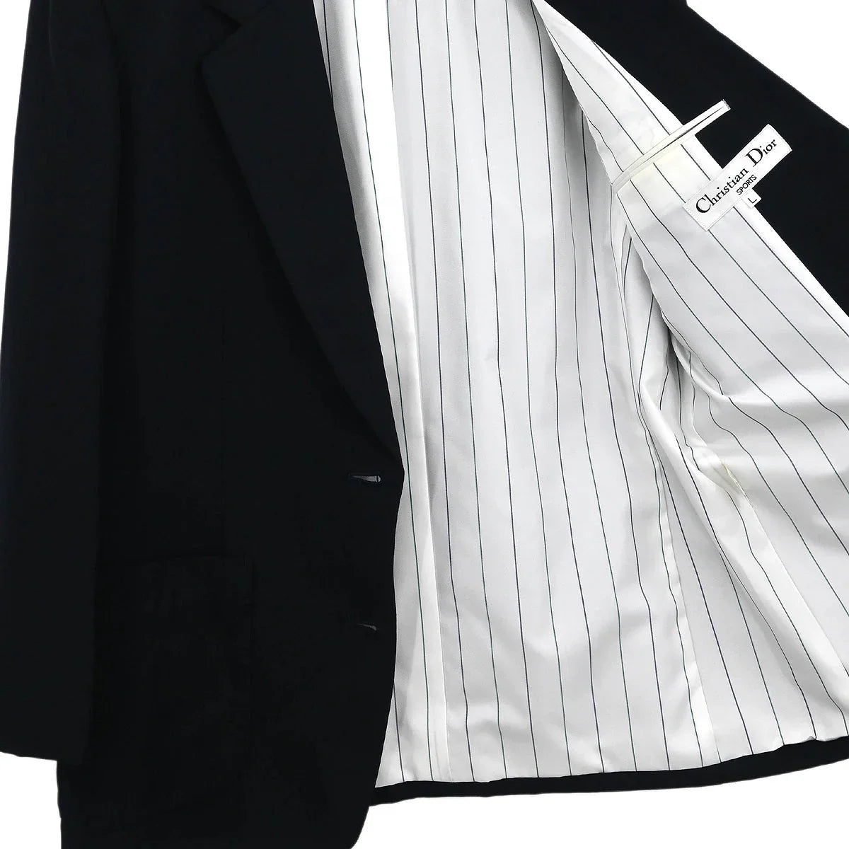 Christian Dior 2004 Single Breasted Jacket Navy #L