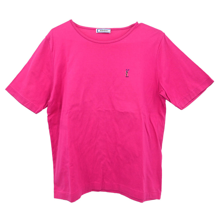 Yves Saint Laurent T-shirt Top Pink #M