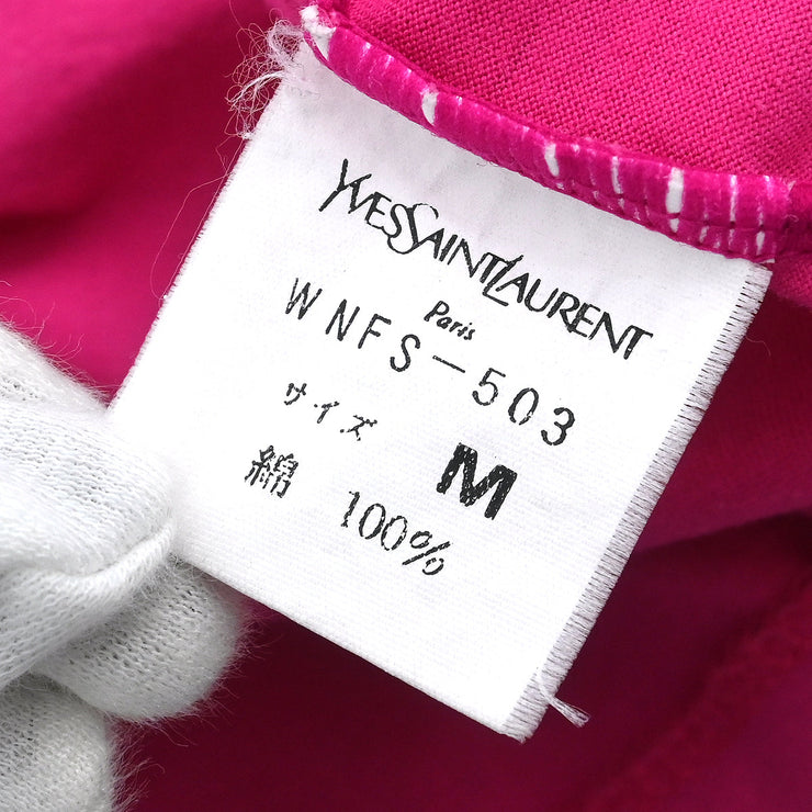 Yves Saint Laurent T-shirt Top Pink #M