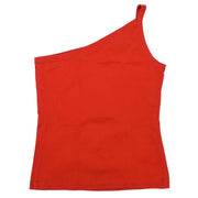 Yves Saint Laurent Asymmetry Camisole Vermilion Red #M