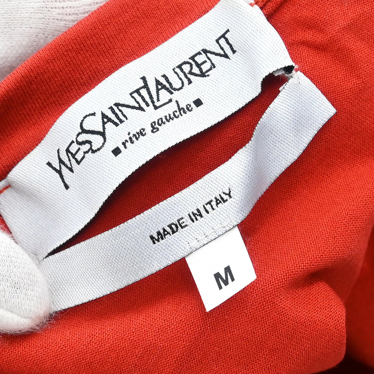 Yves Saint Laurent Asymmetry Camisole Vermilion Red #M