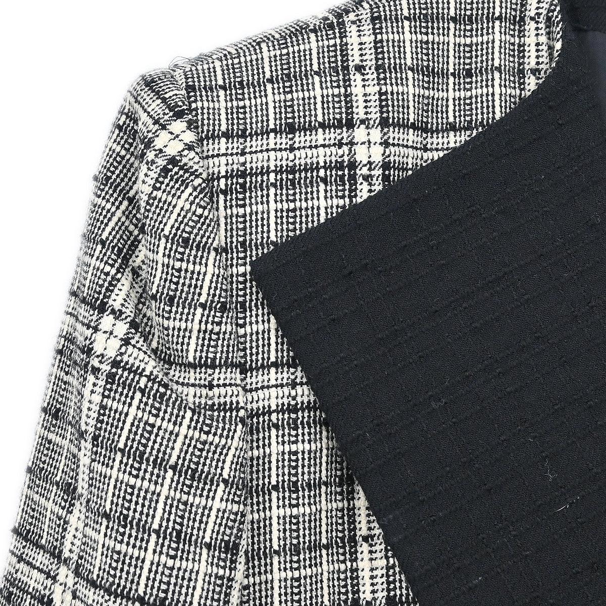 Christian Dior Single Breasted Collarless Jacket Gray