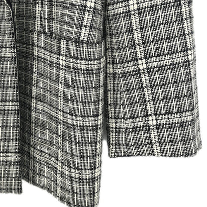 Christian Dior Single Breasted Collarless Jacket Gray