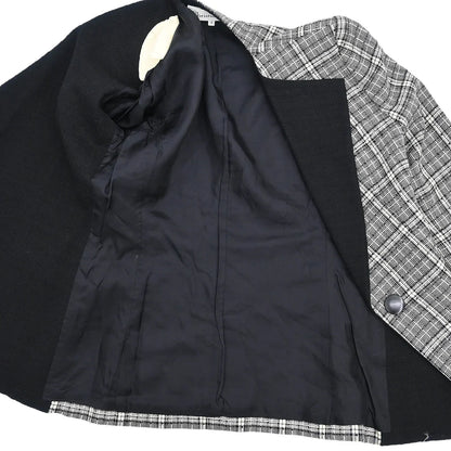 Christian Dior Single Breasted Collarless Jacket Gray