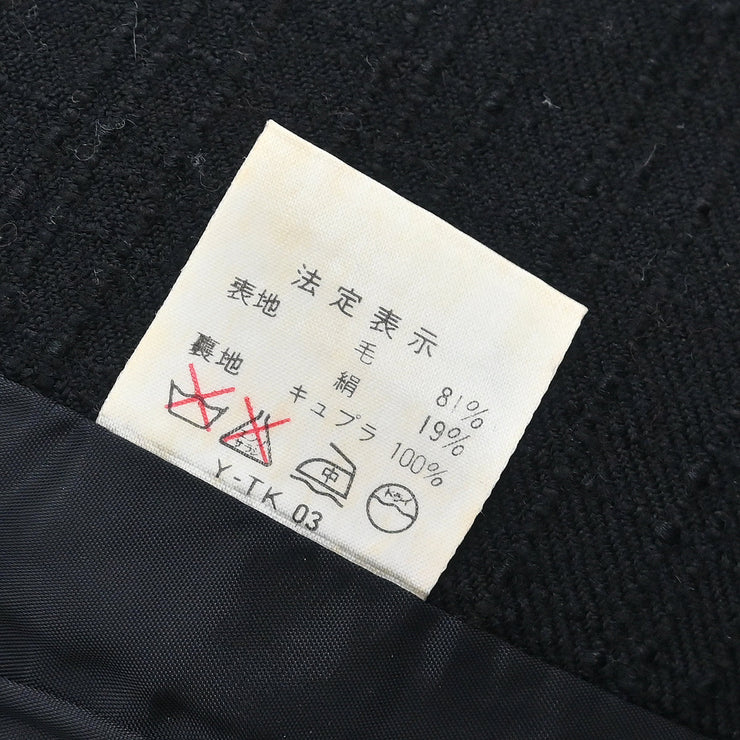 Christian Dior Single Breasted Collarless Jacket Gray