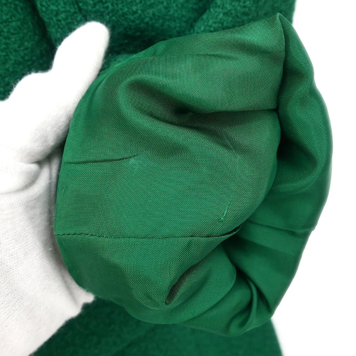Yves Saint Laurent Single Breasted Collarless Jacket Green #40