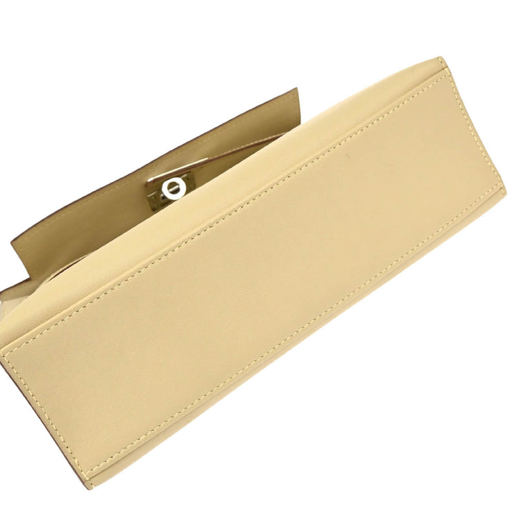 Hermes 2008 Parchemin Swift Kelly Pochette Handbag