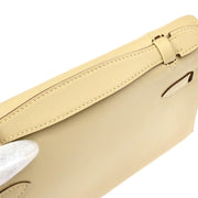 Hermes 2008 Parchemin Swift Kelly Pochette Handbag