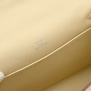Hermes 2008 Parchemin Swift Kelly Pochette Handbag