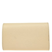 Chanel 2005-2006 White Caviar Six Hook Key Case Small Good
