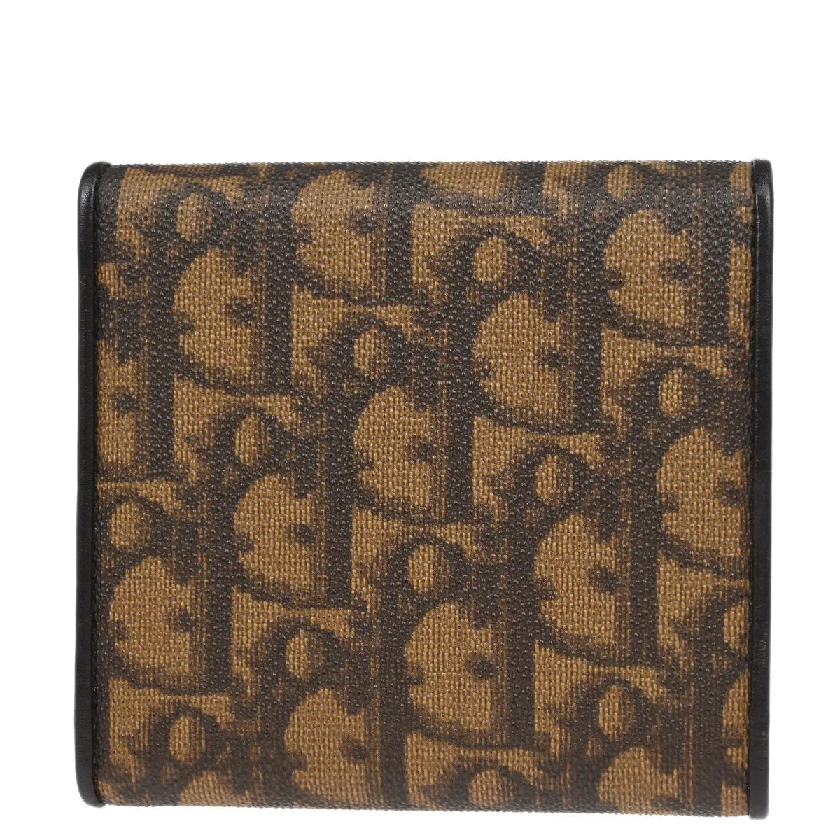 Christian Dior Brown Romantic Trotter Wallet