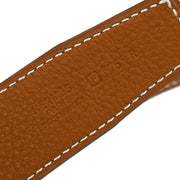 Hermes Black Box Calf Constance Reversible Belt #75 Small Good