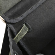 Hermes 2000 Black Toile Officier Herbag MM 2 in 1 2way Shoulder Handbag