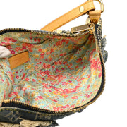 Louis Vuitton 2007 Blue Monogram Denim Patchwork Pouchy Handbag M95382