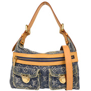 Louis Vuitton Blue Monogram Denim Baggy PM Shoulder Bag M95049