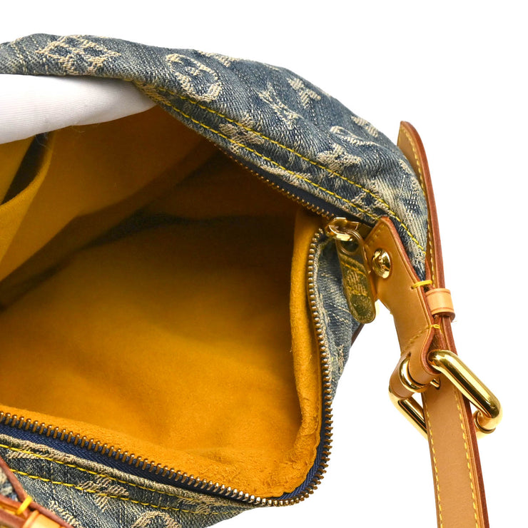 Louis Vuitton Blue Monogram Denim Baggy PM Shoulder Bag M95049