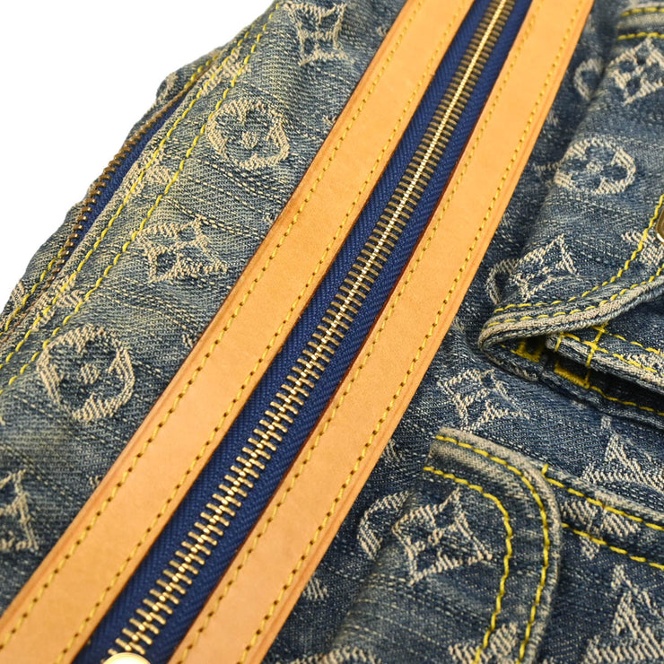 Louis Vuitton Blue Monogram Denim Baggy PM Shoulder Bag M95049